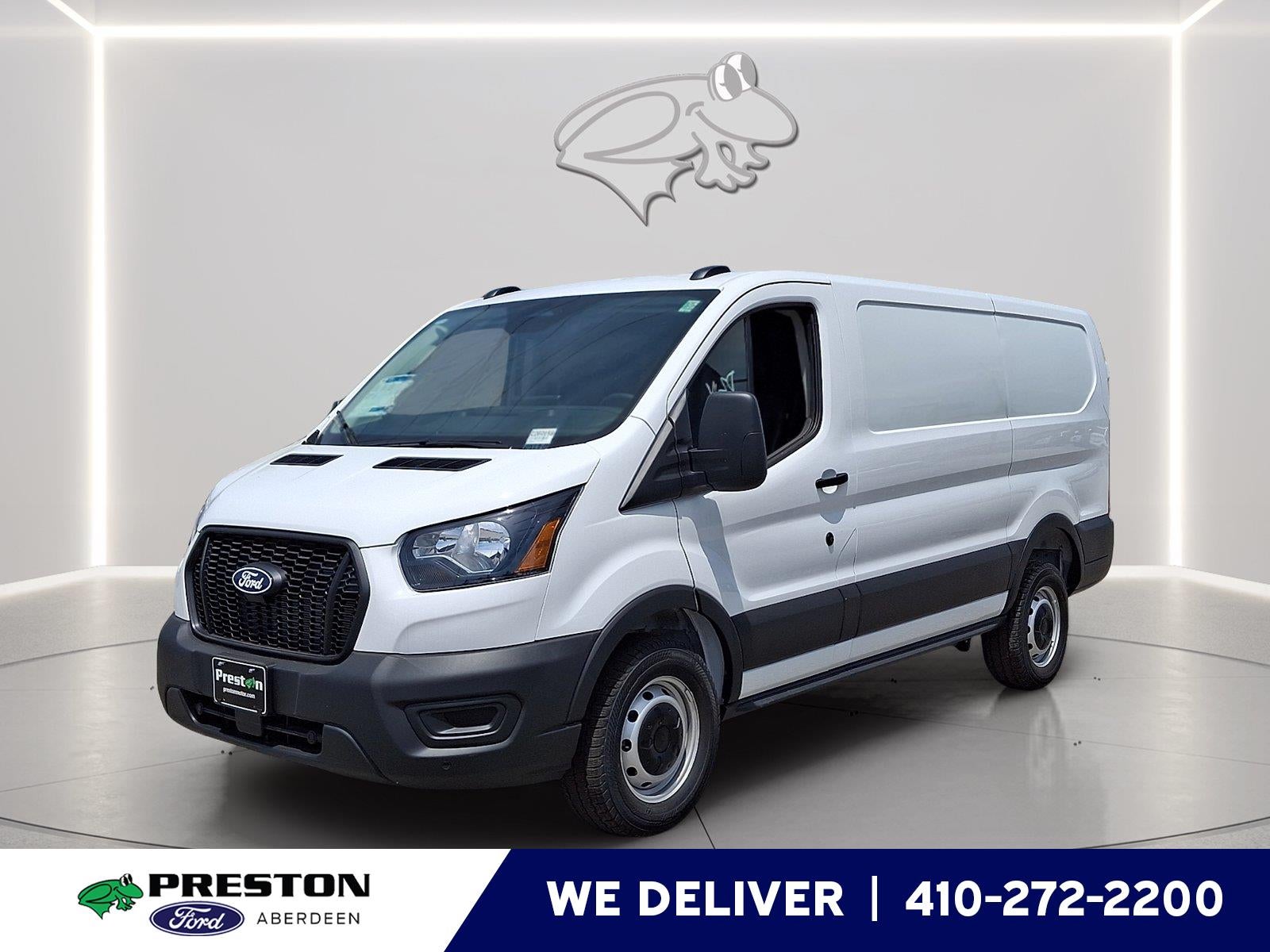 2026 Ford Transit 250 in Oxford White — front three-quarter view