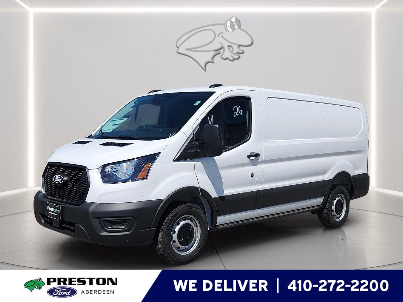 2026 Ford Transit Cargo Van Cargo Van in Oxford White — front three-quarter view