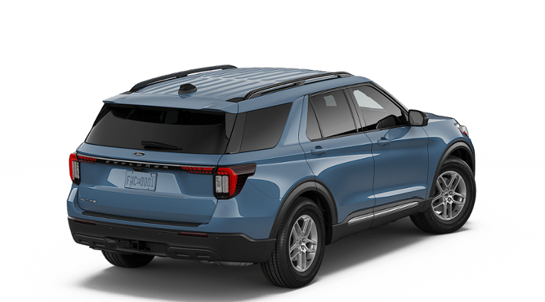 2026 Ford Explorer — rear three-quarter view