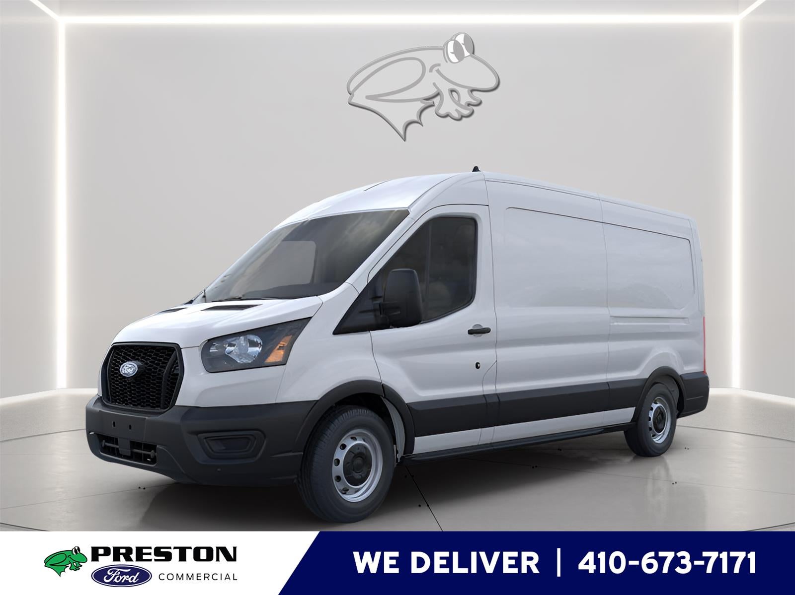 2026 Ford Transit Cargo Van Cargo Van in Yz Oxford White — front three-quarter view