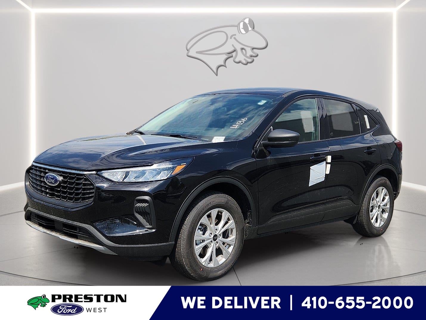 2026 Ford Escape Active in Agate Black — front three-quarter view