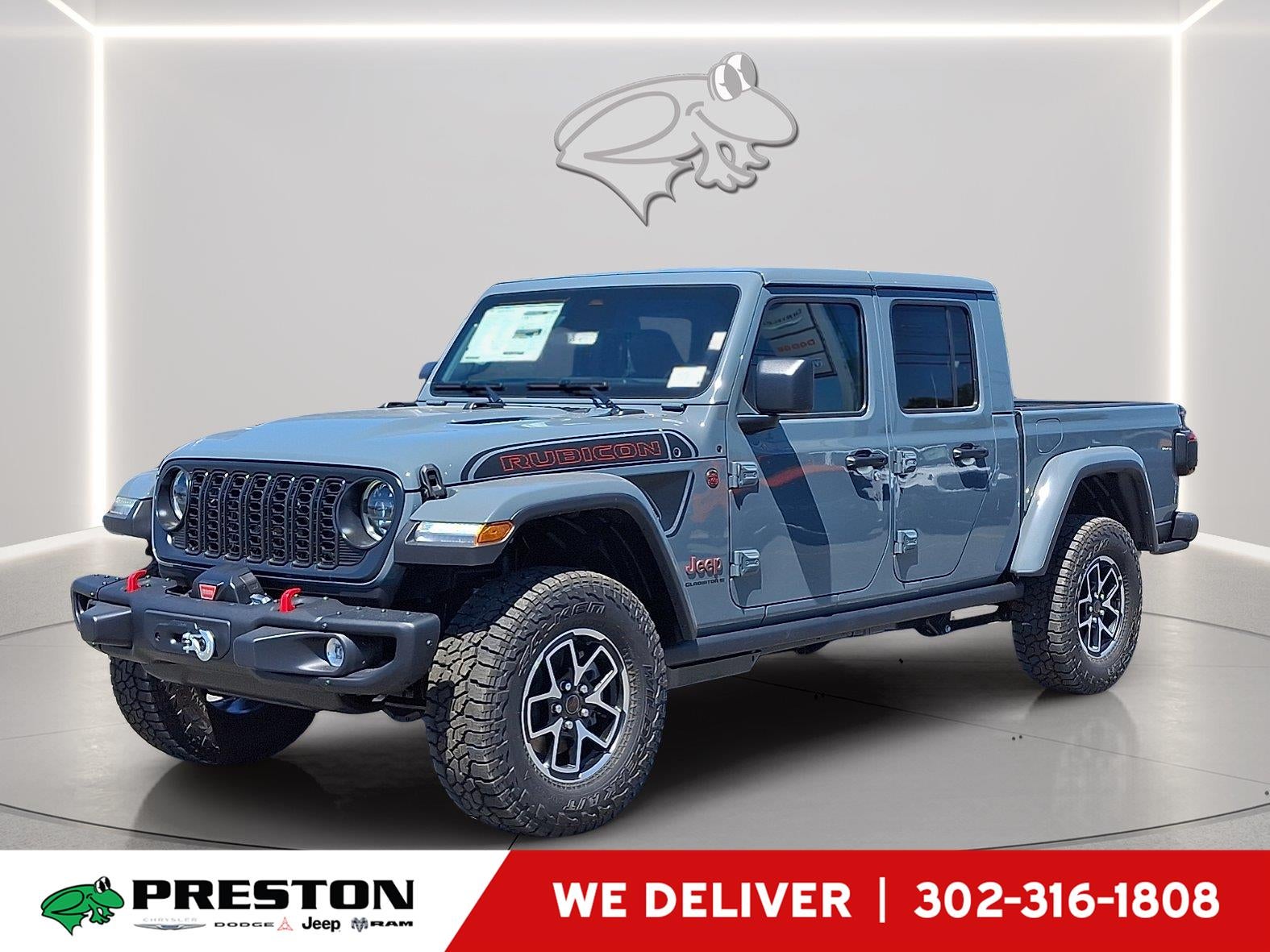 2026 Jeep Gladiator Shadow Ops in Anvil Clearcoat — front three-quarter view