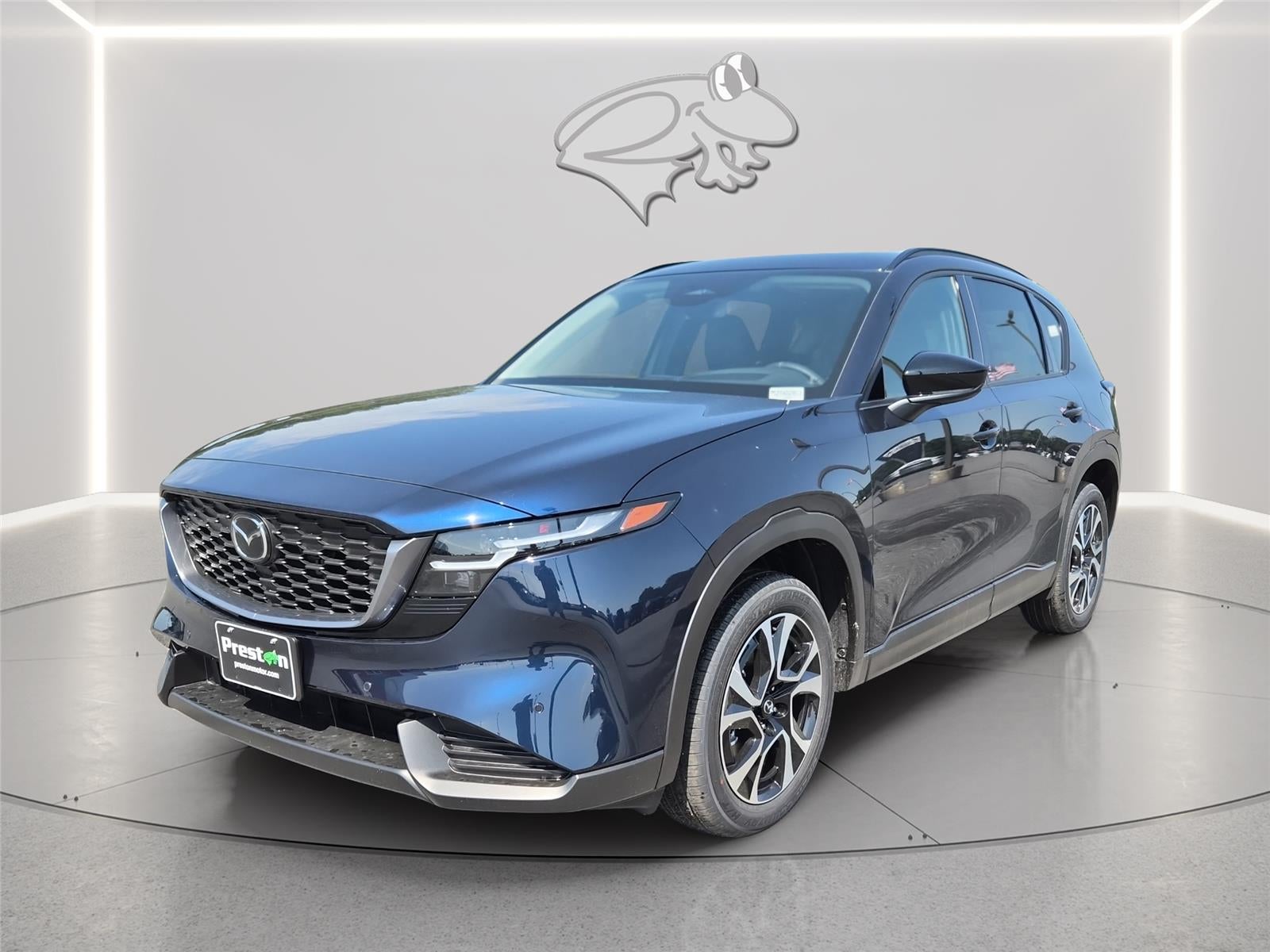 2026 Mazda Mazda CX-5 2.5 S Preferred in Navy Blue Mica — front three-quarter view